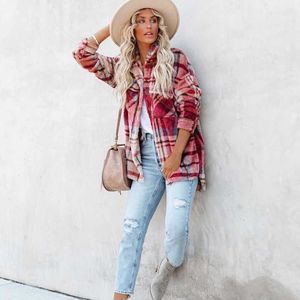 Plaid Sherpa Jacket - Pink and Cream
